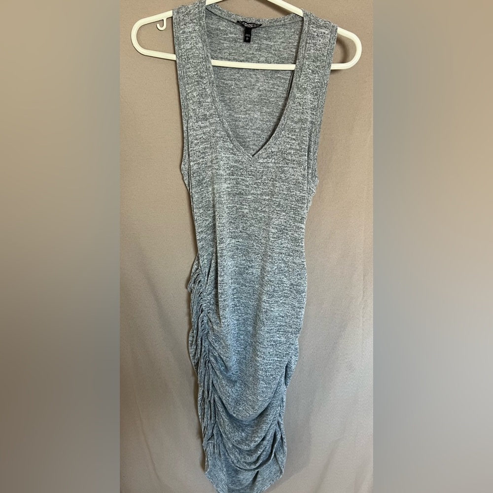 EXPRESS grey knit dress